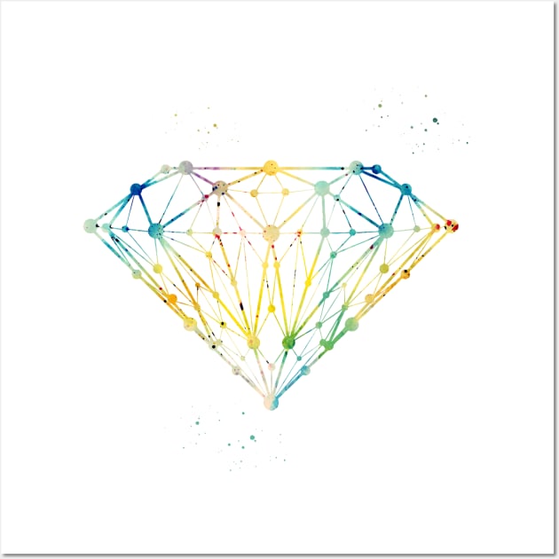 Diamond form Wall Art by erzebeth